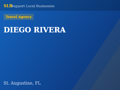 DIEGO RIVERA — Travel Agency in St. Augustine, FL