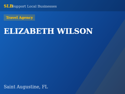 ELIZABETH WILSON — Travel Agency in Saint Augustine, FL