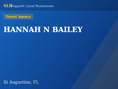 HANNAH N BAILEY — Travel Agency in St Augustine, FL