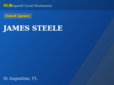 JAMES STEELE — Travel Agency in St Augustine, FL