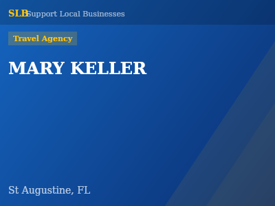 MARY KELLER — Travel Agency in St Augustine, FL