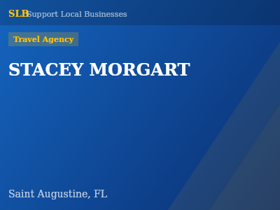 STACEY MORGART — Travel Agency in Saint Augustine, FL