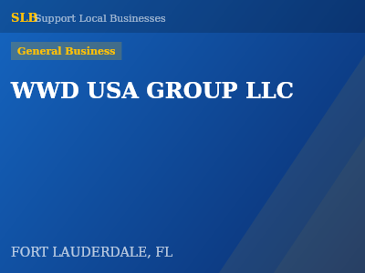 WWD USA GROUP LLC — General Business in FORT LAUDERDALE, FL