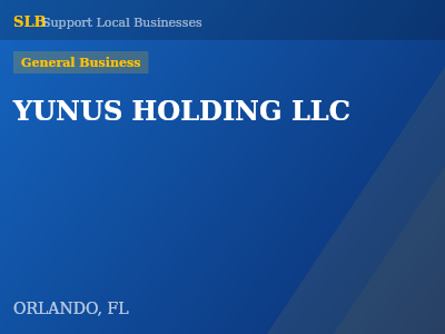 YUNUS HOLDING LLC — General Business in ORLANDO, FL