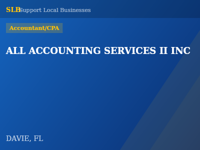 ALL ACCOUNTING SERVICES II INC — Accountant/CPA in DAVIE, FL