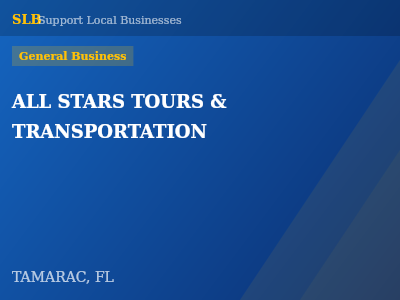 ALL STARS TOURS & TRANSPORTATION — General Business in TAMARAC, FL