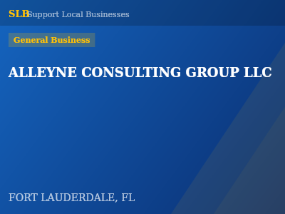 ALLEYNE CONSULTING GROUP LLC — General Business in FORT LAUDERDALE, FL