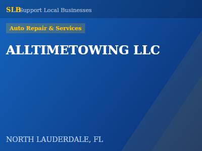 ALLTIMETOWING LLC — Auto Repair & Services in NORTH LAUDERDALE, FL
