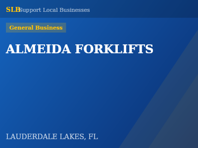 ALMEIDA FORKLIFTS — General Business in LAUDERDALE LAKES, FL