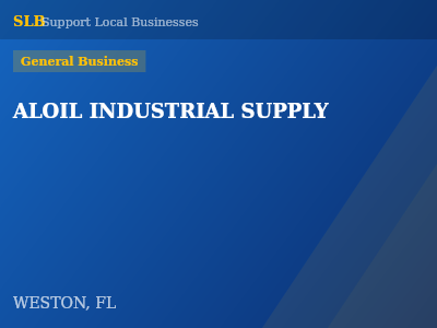 ALOIL INDUSTRIAL SUPPLY — General Business in WESTON, FL
