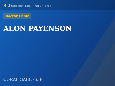 ALON PAYENSON — Doctor/Clinic in CORAL GABLES, FL