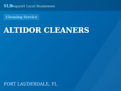 ALTIDOR CLEANERS — Cleaning Service in FORT LAUDERDALE, FL