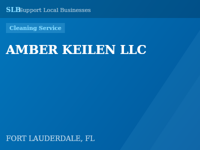 AMBER KEILEN LLC — Cleaning Service in FORT LAUDERDALE, FL