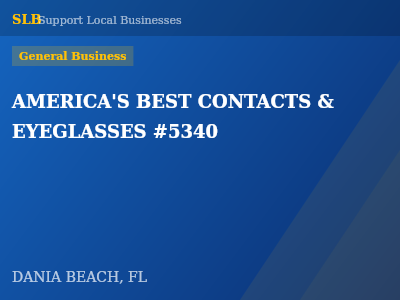 AMERICA'S BEST CONTACTS & EYEGLASSES #5340 — General Business in DANIA BEACH, FL