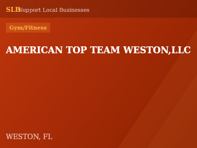 AMERICAN TOP TEAM WESTON,LLC — Gym/Fitness in WESTON, FL
