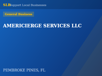 AMERICIERGE SERVICES LLC — General Business in PEMBROKE PINES, FL