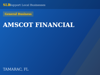 AMSCOT FINANCIAL — General Business in TAMARAC, FL