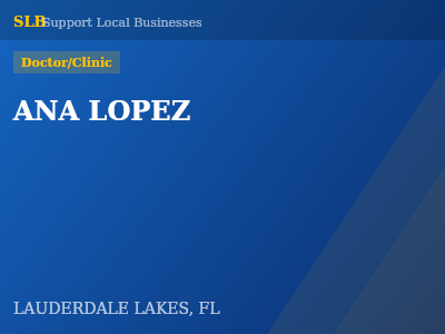 ANA LOPEZ — Doctor/Clinic in LAUDERDALE LAKES, FL