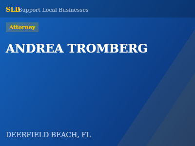 ANDREA TROMBERG — Attorney in DEERFIELD BEACH, FL