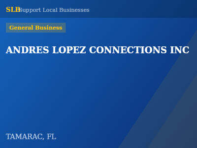 ANDRES LOPEZ CONNECTIONS INC — General Business in TAMARAC, FL