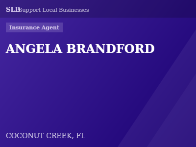 ANGELA BRANDFORD — Insurance Agent in COCONUT CREEK, FL