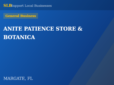 ANITE PATIENCE STORE & BOTANICA — General Business in MARGATE, FL
