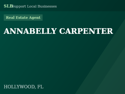 ANNABELLY CARPENTER — Real Estate Agent in HOLLYWOOD, FL