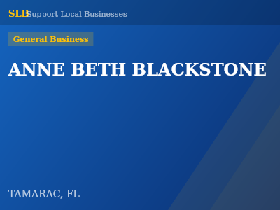 ANNE BETH BLACKSTONE — General Business in TAMARAC, FL