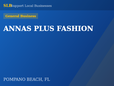 ANNAS PLUS FASHION — General Business in POMPANO BEACH, FL