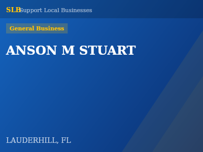 ANSON M STUART — General Business in LAUDERHILL, FL