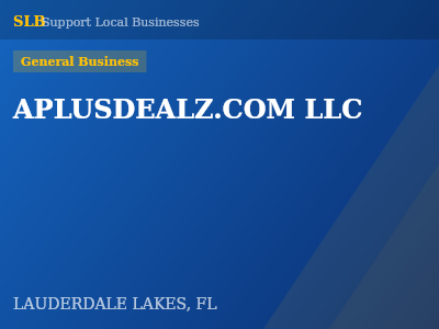 APLUSDEALZ.COM LLC — General Business in LAUDERDALE LAKES, FL