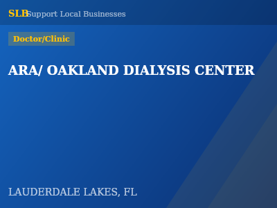 ARA/ OAKLAND DIALYSIS CENTER — Doctor/Clinic in LAUDERDALE LAKES, FL