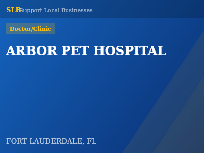 ARBOR PET HOSPITAL — Doctor/Clinic in FORT LAUDERDALE, FL