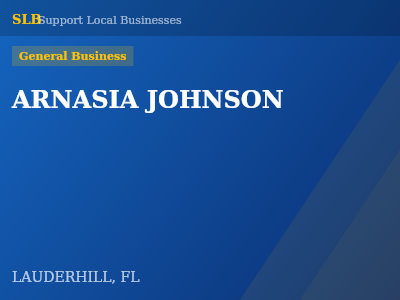 ARNASIA JOHNSON — General Business in LAUDERHILL, FL