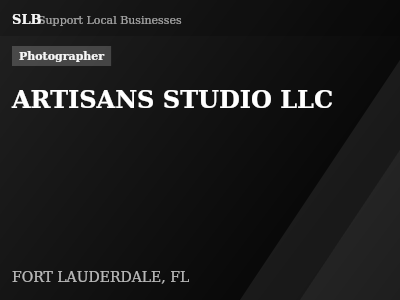 ARTISANS STUDIO LLC — Photographer in FORT LAUDERDALE, FL