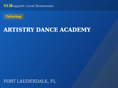 ARTISTRY DANCE ACADEMY — Tutoring in FORT LAUDERDALE, FL