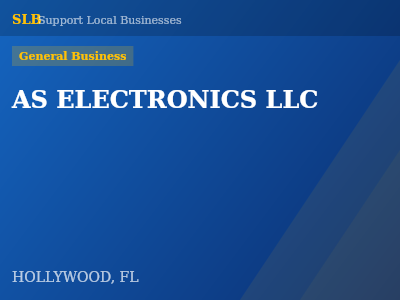 AS ELECTRONICS LLC — General Business in HOLLYWOOD, FL