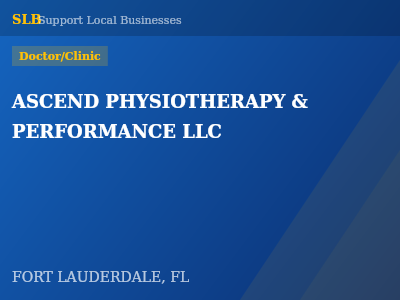ASCEND PHYSIOTHERAPY & PERFORMANCE LLC — Doctor/Clinic in FORT LAUDERDALE, FL