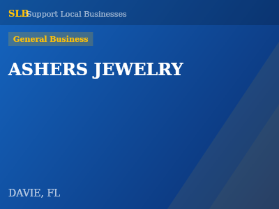 ASHERS JEWELRY — General Business in DAVIE, FL