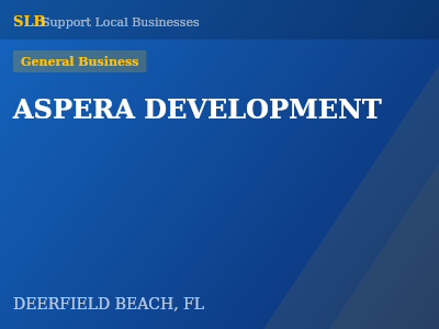 ASPERA DEVELOPMENT — General Business in DEERFIELD BEACH, FL
