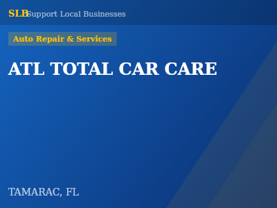 ATL TOTAL CAR CARE — Auto Repair & Services in TAMARAC, FL