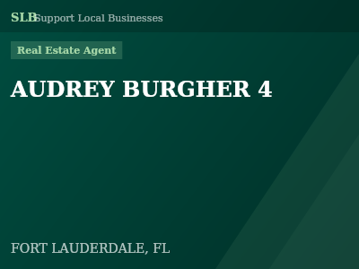 AUDREY BURGHER 4 — Real Estate Agent in FORT LAUDERDALE, FL