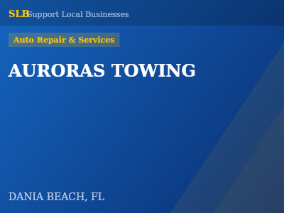 AURORAS TOWING — Auto Repair & Services in DANIA BEACH, FL