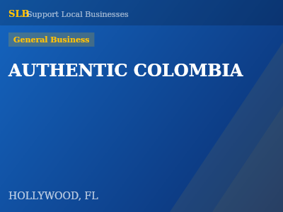 AUTHENTIC COLOMBIA — General Business in HOLLYWOOD, FL