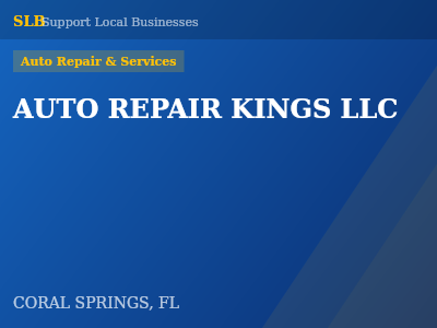 AUTO REPAIR KINGS LLC — Auto Repair & Services in CORAL SPRINGS, FL