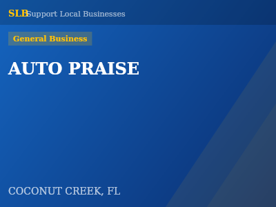 AUTO PRAISE — General Business in COCONUT CREEK, FL