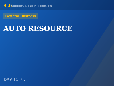 AUTO RESOURCE — General Business in DAVIE, FL