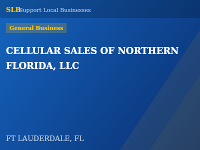 CELLULAR SALES OF NORTHERN FLORIDA, LLC — General Business in FT LAUDERDALE, FL