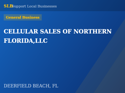 CELLULAR SALES OF NORTHERN FLORIDA,LLC — General Business in DEERFIELD BEACH, FL