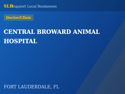 CENTRAL BROWARD ANIMAL HOSPITAL — Doctor/Clinic in FORT LAUDERDALE, FL